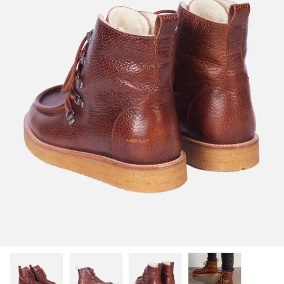 Leather and Wool boots MaMa Owl - Picture 3 of 4